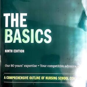 Kaplan The Basics Ninth Edition Book - Green and White